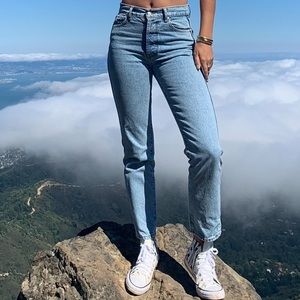 REVICE Denim High Rise Mom Jeans